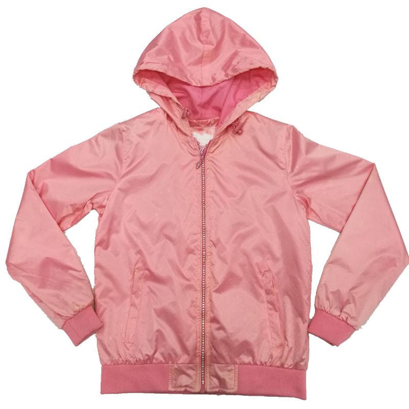 Children's hooded pretty windbreaker jacket
