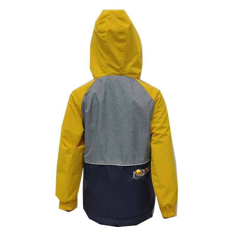 Color block windbreak jacket for kids