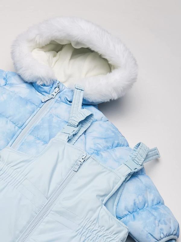 Conjunto de traje de nieve y chaqueta de esquí para niña
