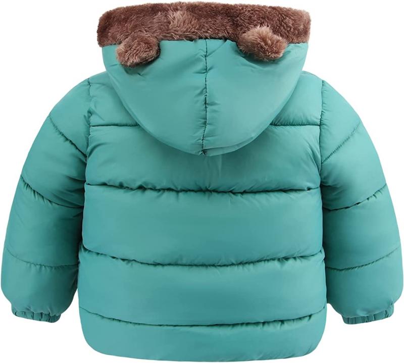 Abrigos para niños pequeños Ropa para niños Forro de piel cálido Chaquetas de invierno
