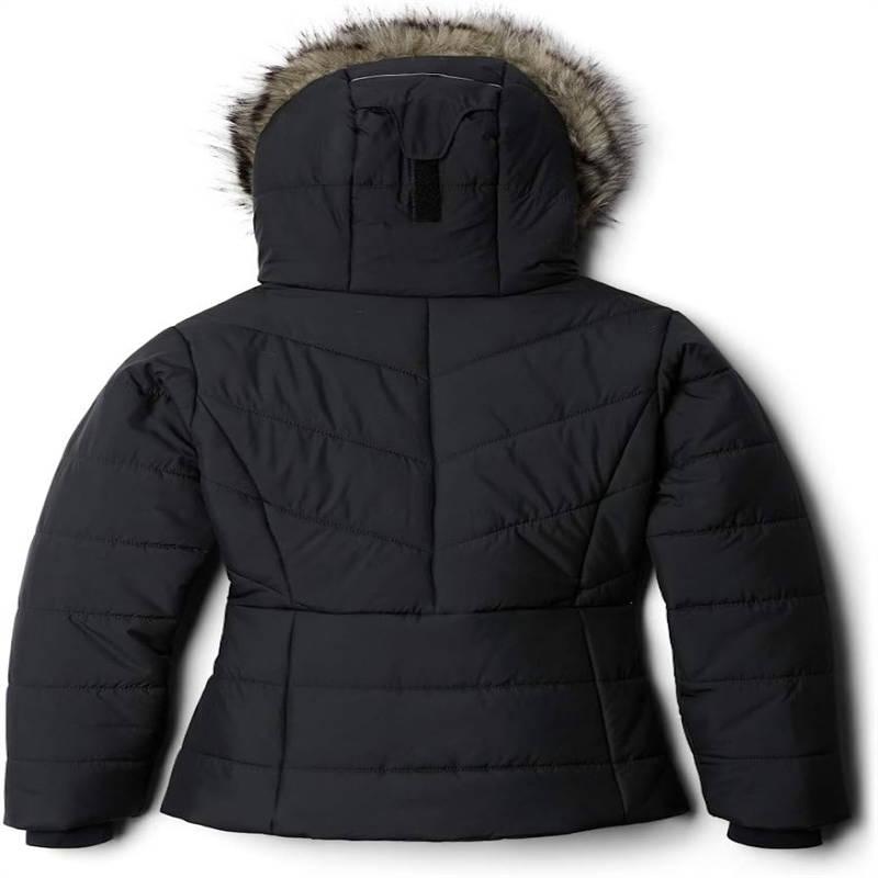 Chaqueta personalizada de fábrica Katelyn Crest para niñas, abrigos de invierno de alta calidad para niños, chaquetas falsas para niños