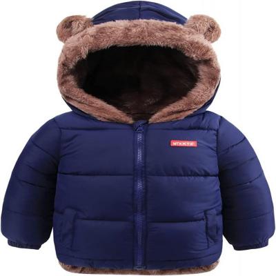  Toddler Coats For Boys Clothes Warm Fur Lining Winter Jackets 