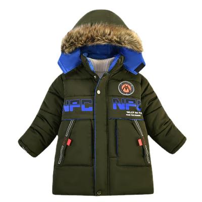 Toddler Fur Hooded Padded Coat