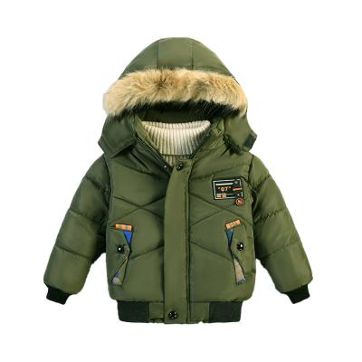 Baby Boys Fur Hooded Jacket