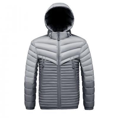 Men's Quilted Polyester Puffer Jacket